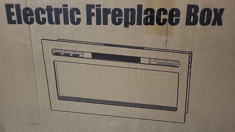 43" Fireplace Box With Remote Control