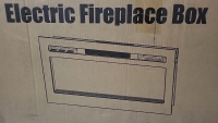 43" Fireplace Box With Remote Control