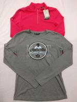 2 New LevelWear Women's Long Sleeve Tops - Small