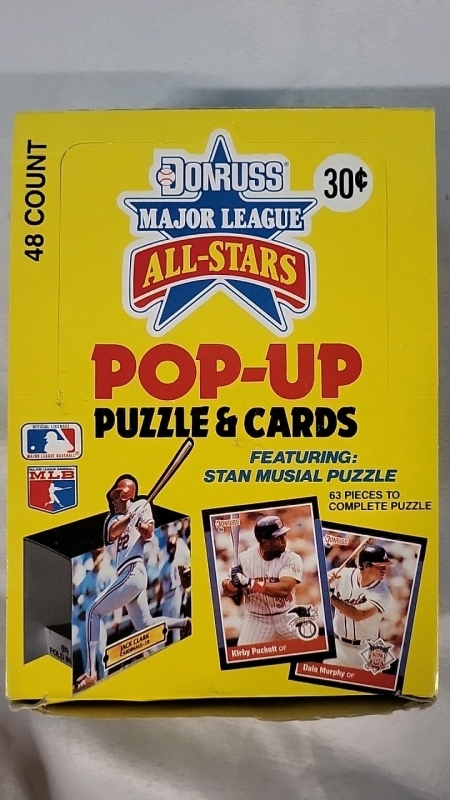 48 New Packs - 1988 Donruss MLB Baseball Cards & Pop Up