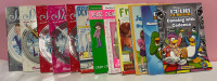 12 assorted Pre-teen reads including the skating school series and dear dumb diary series