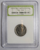 1928 USA Indian Head / Buffalo Nickel in International Numismatic Bureau Case