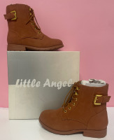 NEW Little Angel Boots Cognac Size 2