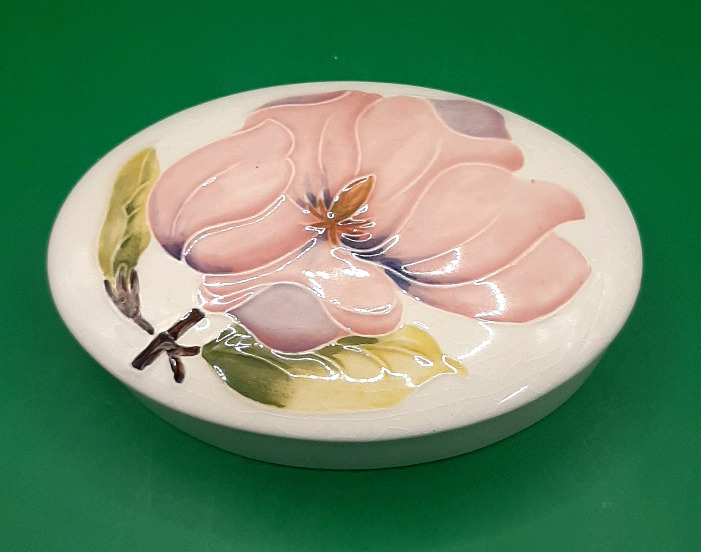 Vintage Moorcroft Magnolia Trinket Box