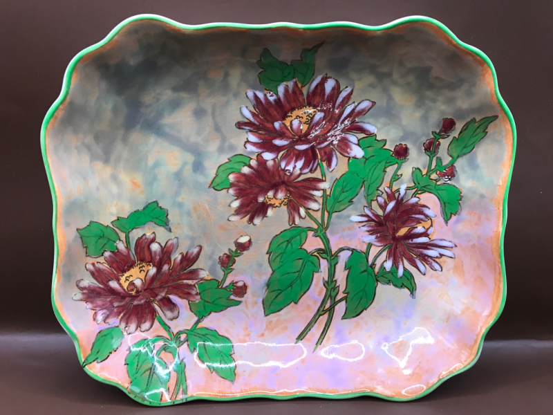 Royal Doulton England Chrysanthemum Dish 9 x 8 inches