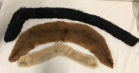 Vintage Blonde Red & Dark Mink Collars 20, 33 & 41 inches long