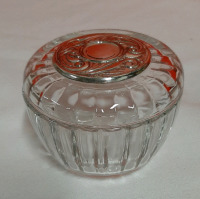 Modern Italian Sterling Topped Trinket Box 3.25" across