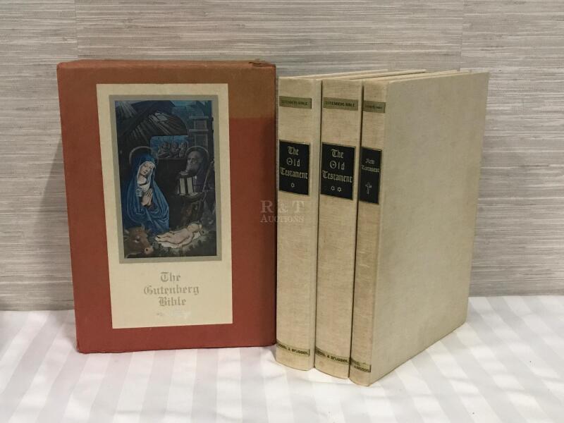 3 Volume Set of The Gutenberg Bible