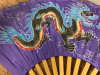 Asian Painted Fan 40 inches wide - 3