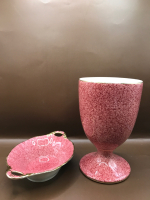 Royal Winton Grimwades England Ostrich Egg Cup & Sweat Meat Dish 1.5 & 6 inches tall