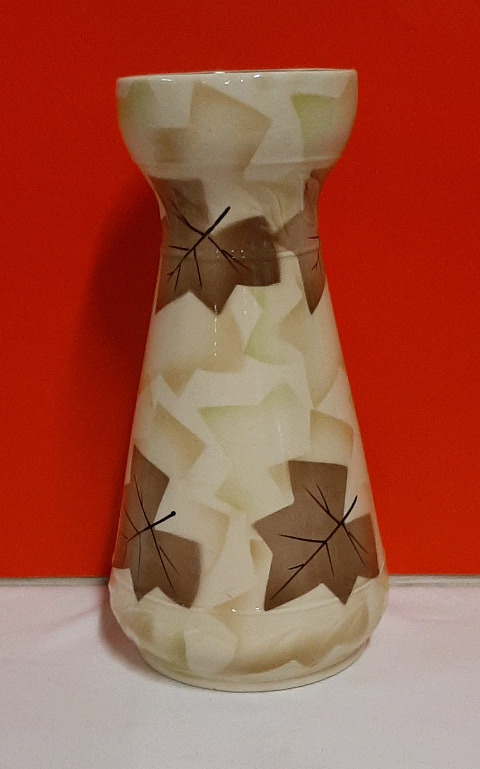 Vintage Radford Hand Painted Vase with Leaves