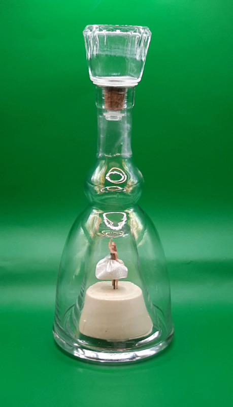 Vintage BOLS Musical Ballerina Bottle