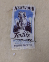 Vintage Kenwood Yellow Wool Blanket Made in Canada Twin Size 66" x 80"