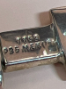 925 Sterling Silver & Rubber Bracelet Mexico - 3