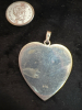 925 Sterling Silver Heart with Cats Pendant - 2