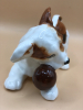 Royal Doulton England Character Dog with Ball HN 1103 No 855 Issued 1934-1985 4 inches long - 3