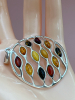 Amber Hallmarked Polish Sterling SilverPendant - 5