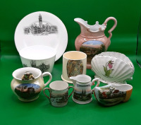 Vintage and Antique Assorted Souvenir Items from Canada USA England Jamaica and Germany