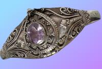 Amethyst 925 Sterling Posion Bracelet
