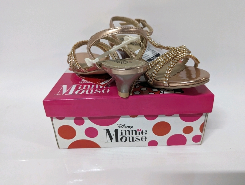 New Disney Minnie Mouse Heels Size 29 / DM-MS138 Silver