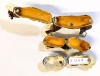 3 Enameled Dog Themed Trinket Boxes : Boxer, Collie & Bichon Fries - 3