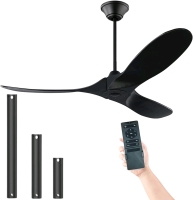 Modern Ceiling Fan No Light 60" Indoor / Outdoor Ceiling Fans . Amazon return
