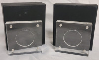 40mm Acrylic Coin Display Cases with Box , Two (2) Cases