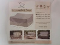 New - KylinLucky Loveseat Soft Cover for Patio Furniture , Measures 62"W×38"D×35"H