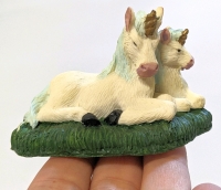14 New Resin Cuddling Unicorns Figure 2" Tall