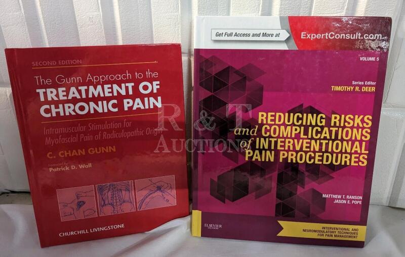 2 Books On Chronic Pain Management.