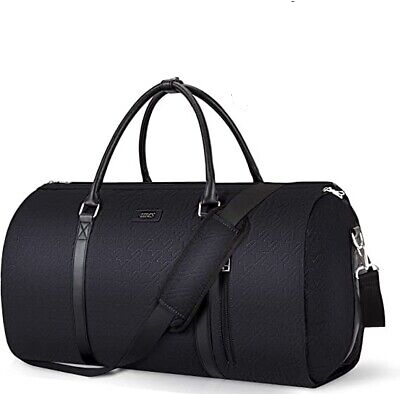 New - Tibes Womens Travel Weekender Garment Bag , Large , Black