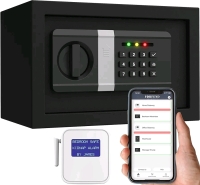 New - FORFEND Smart Home SafeApp Control/Alert WiFi Safe . Measures 14"&times;8"&times;8"