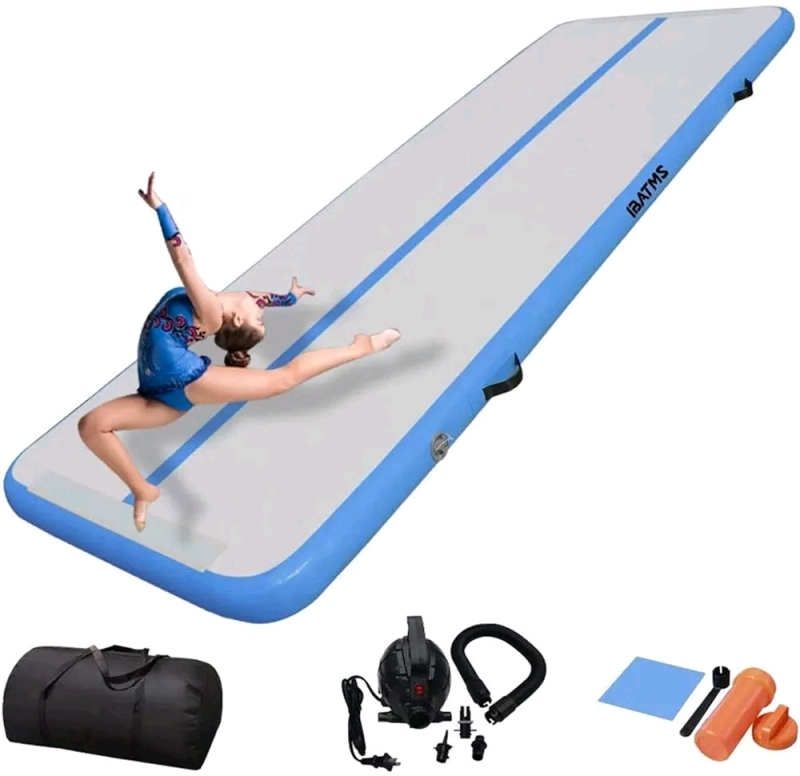 New - IBATMS DAIRTRACK Air Track 10ft Inflatable Gymnastics Tumble Track Air Mat