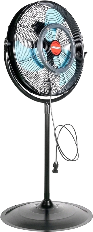 New - OEMTOOLS 20" MISTING PEDESTAL FAN, Multi, One Size (23978)