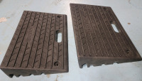 New - BeckTour 3 3/4" Indoor / Outdoor Entry Way Ramps , Pair