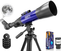 Emarth Telescope for Adults, 70x500mm AZ Astronomical Refractor Interstellar Telesocpe for Beginners Adults Blue
