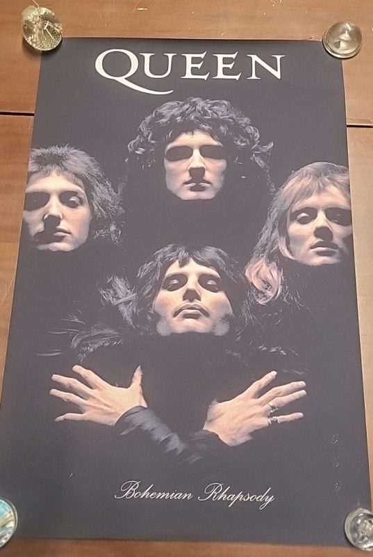3 New Queen Bohemian Rhapsody Posters - 24"×36"