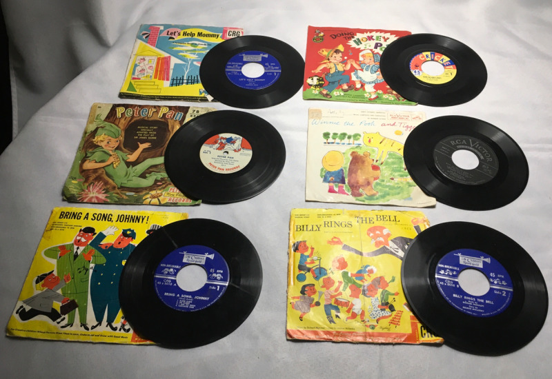 1950’s Children Picture Sleeve Records