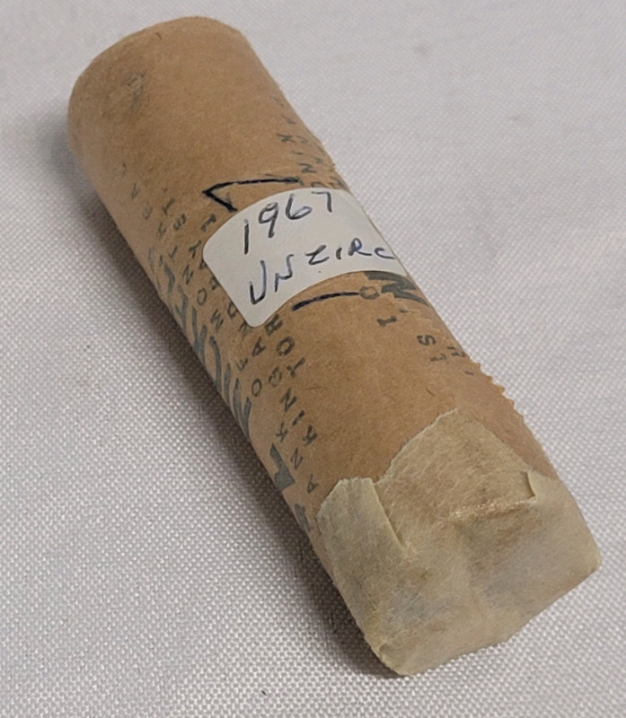 1967 Canadian Five Cent Nickel Uncirculated Roll