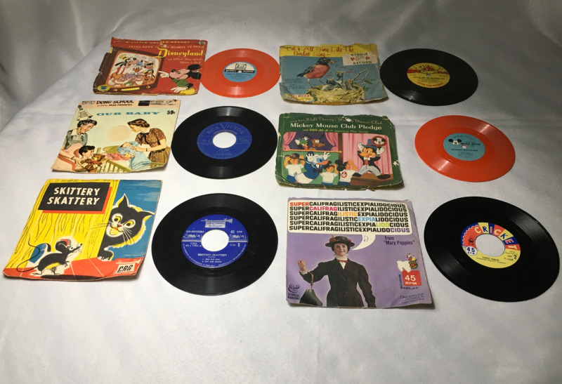 50’s 60’s Children Picture Sleeve Records