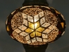New Turkish Mosaic Globe Handcrafted Table Lamp (Coffee Milk) - 3