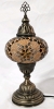 New Turkish Mosaic Globe Handcrafted Table Lamp (Coffee Milk) - 5