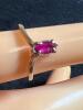 10K Yellow Gold Ruby Ring stamped - 5