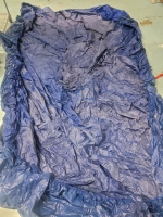 6ft&times;12ft Rubber Cover with Elastic Edge , No Rips or Tears . Pre-owned
