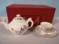Asian Tea Set in Case
