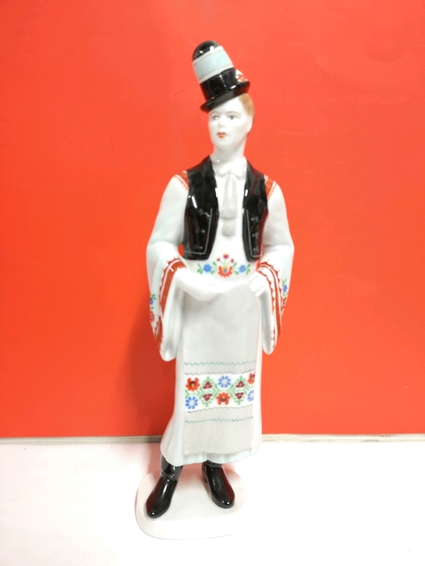 Vintage Hollohaza Hungary Man Figure