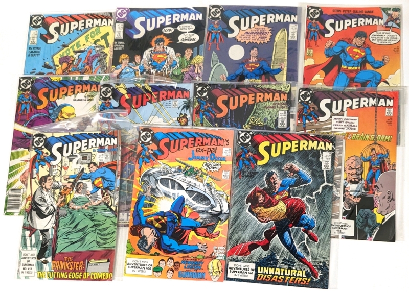 11 SUPERMAN Comics from DC Comics