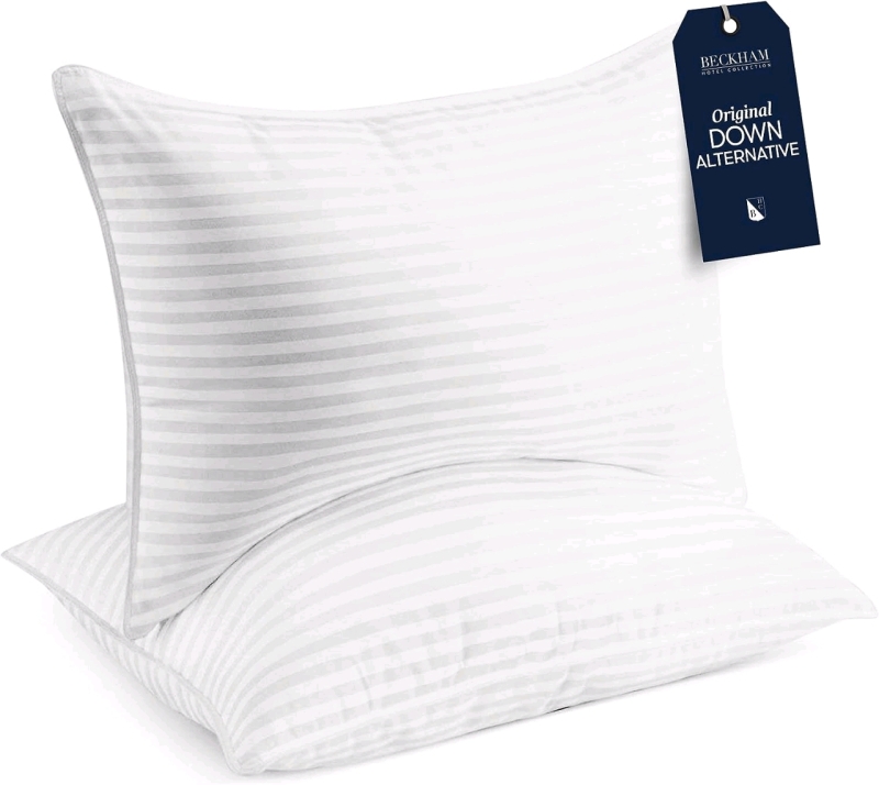 2 Beckham Hotel Collection Down Alternative Standard Size Pillows