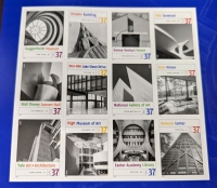 2004 US Postal Masterworks of Modern Architecture 37c Stamp Panel. Unused