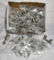 New - Miniature Pewter Figurines , 100+ Figurines . Unicorn , Cat , Castle , Frog